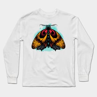 Neotraditional moth Long Sleeve T-Shirt